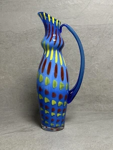 XXL Orrefors Vase Karaffe Helen KRANTZ Design signiert Glas Kunst Objekt #1024 - Afbeelding 1 van 15