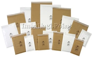10 pezzi BUSTE POSTALI IMBOTTITE FILM A BOLLE AIR-KRAFT JIFFY 15x21cm bianche - Imagen 1 de 1