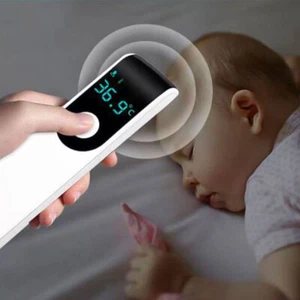 Digital Infrared Thermometer Forehead Ear Non-Contact Temperature Body Fever - Bild 1 von 12