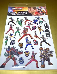 Savvi - Dino Fury - Power Rangers - 25 Tattoos Tatouages - Picture 1 of 3