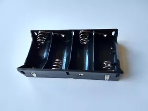 Fuente de alimentación 6 voltios (4xD). 4x Portapilas Celda D 6v con Tacos de Soldadura - Imagen 1 de 1