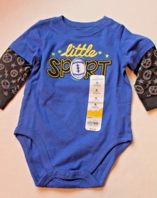 Jumping Beans Bebé Niño 6 Meses "Little Sport" Body Deportivo Una Pieza NUEVO Foto 1 de 2