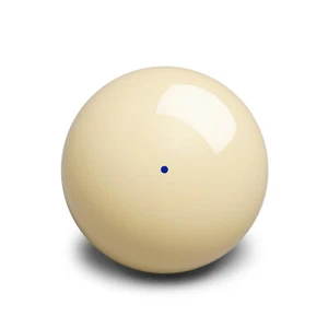Aramith Premier Pool Cue Ball 2 1/4" with Blue Spot - Picture 1 of 3
