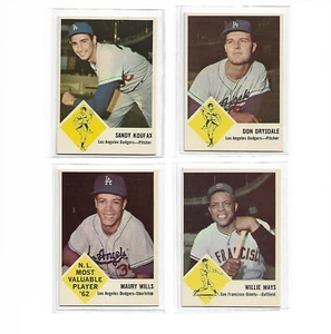 1963 Fleer Baseball NRMT Komplettsatz - Bild 1 von 2