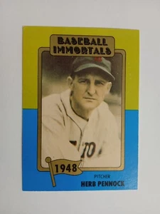 1980 Topps Baseball Immortals Heber Pennock #54 primera impresión nuevo como nuevo - Imagen 1 de 2