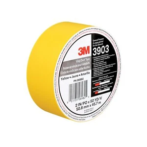 3M Vinyl Duct Tape 3903 2 in x 50 yd 7.3 mil Individually Wrapped Conveniently - Picture 1 of 6