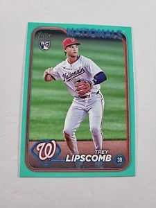 2024 Topps Update #US143 Trey Lipscomb Aqua Parallel - Picture 1 of 3