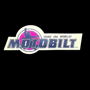 Vintage 1980’s Motobilt Skateboard Sticker Skate The World! in Purple - Picture 1 of 3