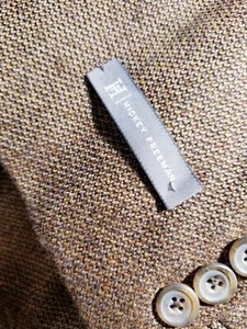 46R Hickey Freeman Rosa Marrón LANA CACHEMIRA Tweed Abrigo Deportivo Blazer Chaqueta - Imagen 1 de 7