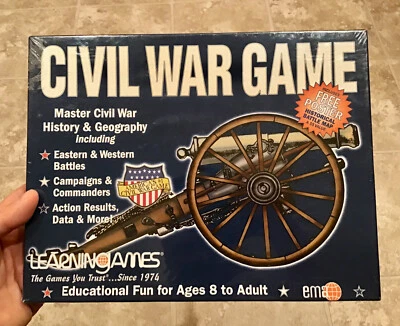 EMA Learning Games Civil War Game with Poster | New Sealed - Image 1 of 3