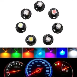 10Pcs/Set T3 Neo Wedge LED Car Accessory Dashboard Instrument Light Bulb Lights - Picture 1 of 17
