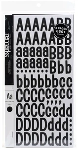 Remarks Sticker Book-Large-Patchwork-Black - Picture 1 of 1