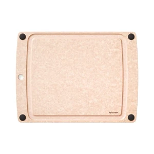 All-In-One Cutting Board with Non-Slip Feet and Juice Groove, 17.5 × 13, Natu... - Picture 1 of 4