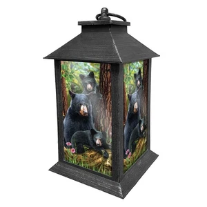 Linterna familiar Briarwood Lane Black Bear - Imagen 1 de 3
