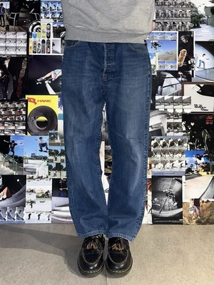 Jeans LEVI’s 501 36x34 EUR46 Uomo Relaxed Straight Fit 2014 Denim Old Money - Imagen 1 de 4