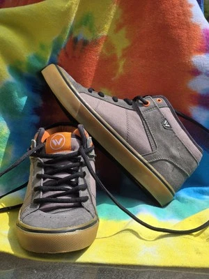 Zapatillas de skate Shaun blancas para hombre 7 grises y naranjas Foto 1 de 4