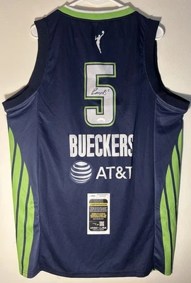 Paige Bueckers Signed Dallas Wings WNBA Jersey Autograph UConn JSA COA - Image 1 of 4
