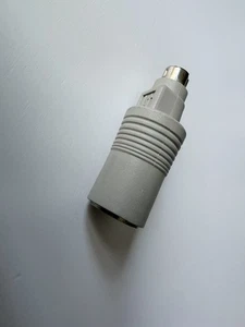 Adattatore Tastiera PC PS/2 (PS2) Femmina a AT Maschio per PC IBM BEIGE - Vintage - Foto 1 di 8