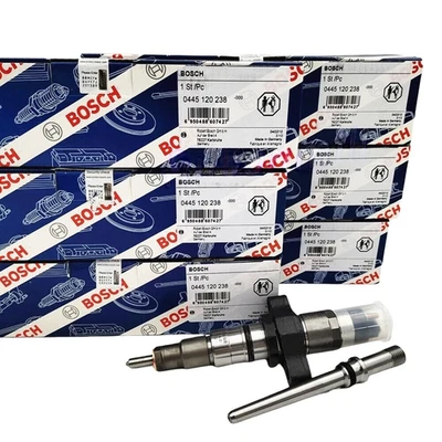 6x Common Rail Fuel Injector For 04-09 Dodge Ram 3500 5.9L Cummins 0445120238 - Изображение 1 из 4