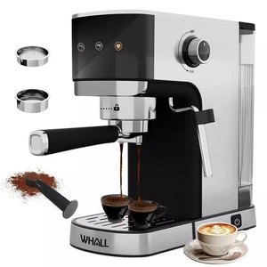 Máquina de café espresso con pantalla táctil WHALL 20 bar | Cafetera espresso  - Imagen 1 de 2