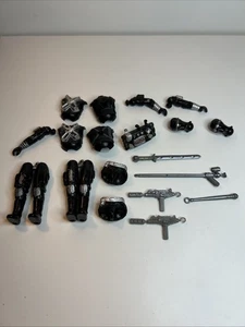 Gi Joe 1989 SNAKE EYES Vintage Lot 3-3/4" Custom Repaint Broken Left Thumbs - Bild 1 von 9