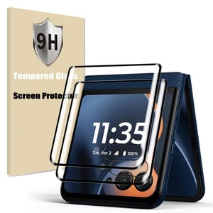 [2 Stück] Front Displayschutzfolie für RAZR 2025, 3D Curved Full Cover Glas Neu - Bild 1 von 6