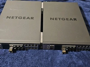 Pair of NETGEAR M4300-8X8F - Photo 1/6
