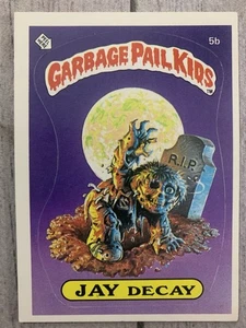 Garbage Pail Kids OS1 GPK 1st Series Jay Decay Matte Card 5a No Writing! - Picture 1 of 3