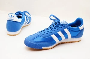 Adidas Dragon OG Blue White Stripe Sneakers Mens Athletic Running Shoes Sz 10.5 - Picture 1 of 9