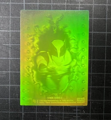 1993 Skybox Marvel X-MEN Series 2 Hologram Card H-X WOLVERINE - Image 1 of 3