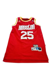 Vintage Adidas Houston Rockets NBA Jersey Size XL 52 Robert Horry 25 Red 90s - Bild 1 von 5