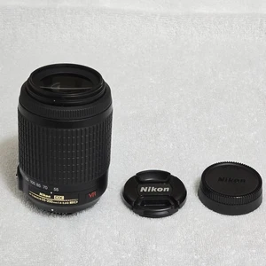 Nikon AF-S DX NIKKOR 55-200mm f/4-5.6G ED VR Lens Excellent w/ Caps - Picture 1 of 15