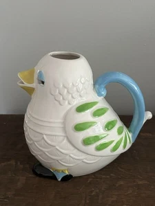 Shafford By Emola Bird Pitcher 1980 Made in Japan Whimsical MINT - Picture 1 of 12