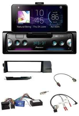 Pioneer USB Lenkrad Bluetooth DAB Autoradio für BMW 3er 01-07 E46 schwarz HQ - Bild 1 von 4