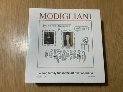 Modigliani Board Game Art Auction Market Vintage 1996 New & Sealed  - Image 1 of 4