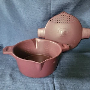 Micro Cocina Microondas Vaporera Pampered Chef 8 Tazas 2 Qt 2778 Variedad EE. UU. Borgoña - Imagen 1 de 10