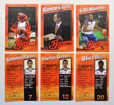 Barons Latvian Basketball Club Pick a Player Card
