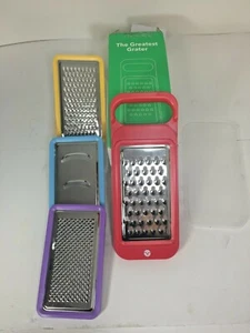  Cheese Grater 4 Sided Cheese Shredder, mozzarella Stainless Steel  Kitchen - Picture 1 of 6