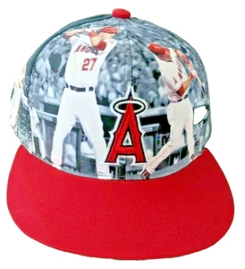 MLB LA Anaheim Angels MIKE TROUT Multiple Images Baseball Cap - NEW 2015 SGA Hat - Picture 1 of 8