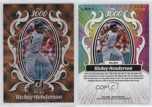2023 Panini Donruss Mr 3000 /999 Rickey Henderson #M3K-1 HOF