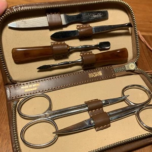 Herren Vintage Pflegeset Ledertasche Westdeutschland in OVP TOP! - Bild 1 von 15