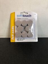 SoftTouch 16-Pack 1-in Oatmeal Round Felt Pad