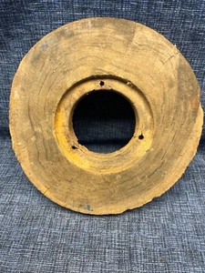 Shipwreck Found Wooden Sheave Eastern Shore of Virginia Maritime Nautical - Picture 1 of 10