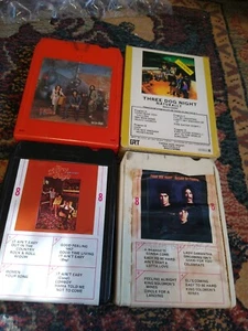 Lot of (4) 8 track tapes Three Dog Night  Aint Easy Naturally Suitable Framing - Picture 1 of 7