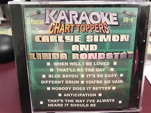 Karaoke Carly Simon Linda Rondstat CDG Your So Vain Blue Bayou Anticipation - Picture 1 of 3
