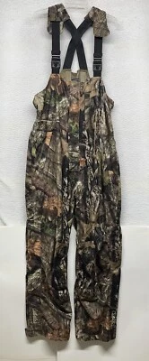 Cabela's Overall Bibs Mens Large Regular Brown Camo Mossy Oak Tree Hunting - Image 1 of 4