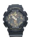 CASIO G-SHOCK GA-100CF-1A9JF Black Resin Quartz Digital Analog Watch