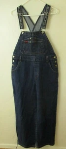 Fubu Overalls Vintage 90s vintage denim L women's 34 in waist - Picture 1 of 12