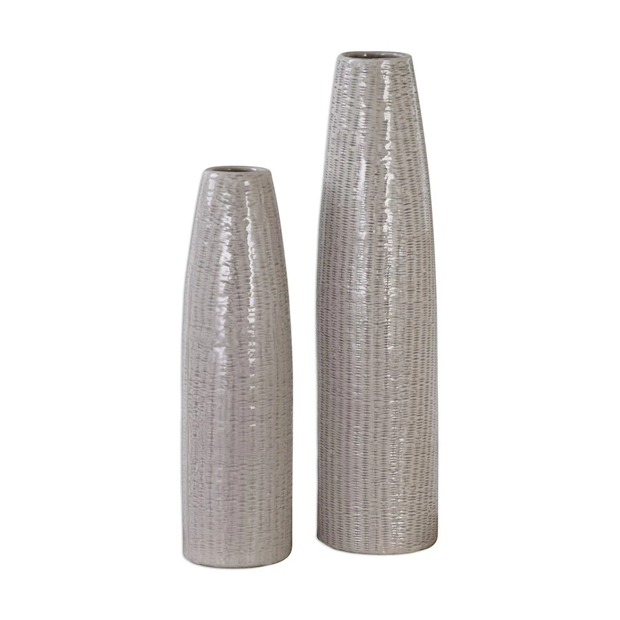 Uttermost Sara Textured Ceramic Vases Set of 2 - 20156 - Image 1 of 1