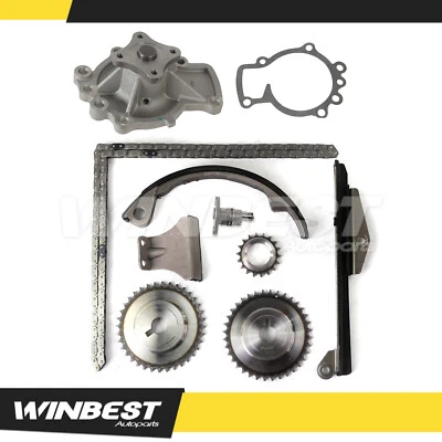 Timing Chain Kit for 91-02 Nissan 200SX Sentra Infiniti G20 SR20DE w/ Water Pump - Image 1 of 4